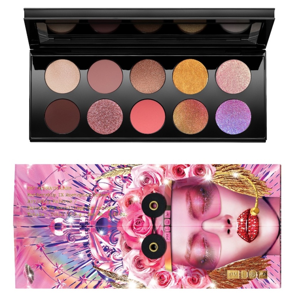 Pat McGrath Mothership IX Huetopian Dream eyeshadow palette with box